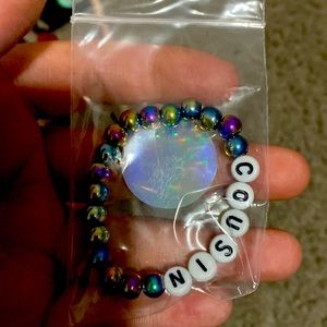 Metallic handmade bracelet “cousin”